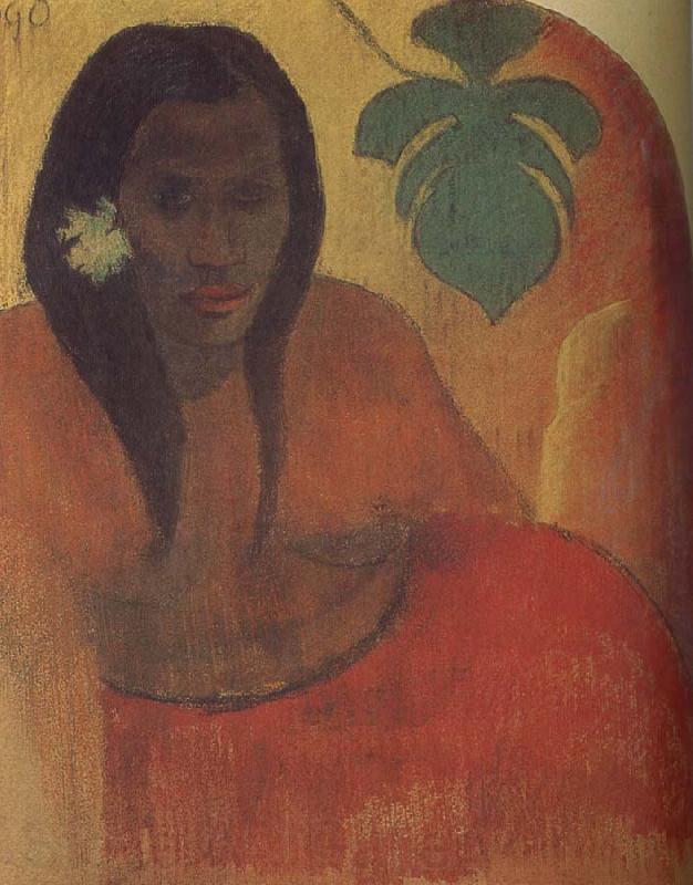 Paul Gauguin Tahitian woman Norge oil painting art